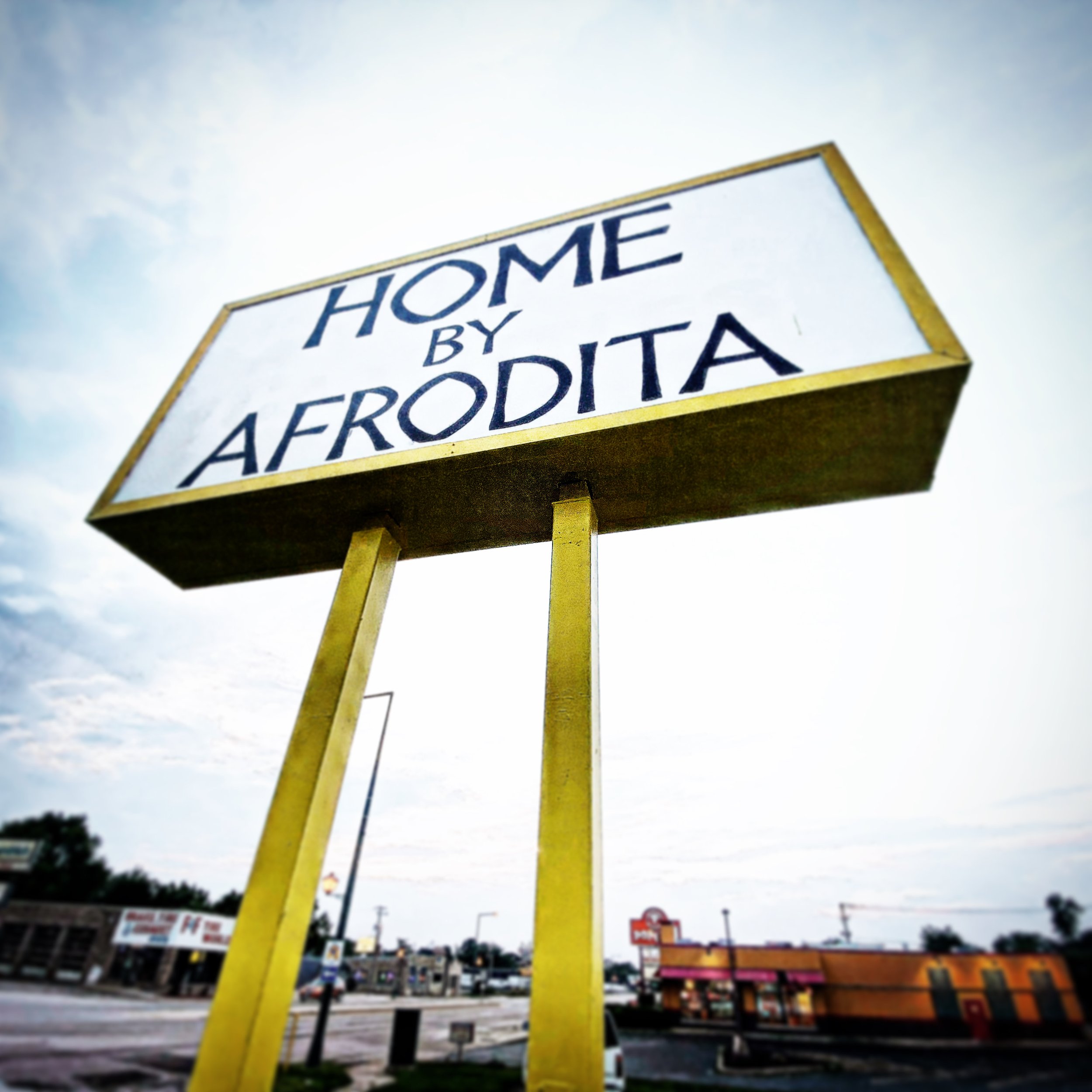 Home by Afrodita roadside sign, Loves Park IL